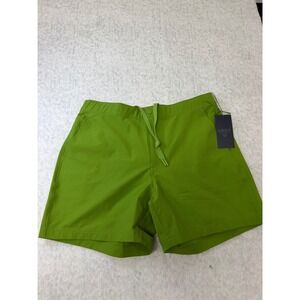 VRST Mens 6" Resort Short Seersucker Green Pulse Relaxed Fit Large NWT